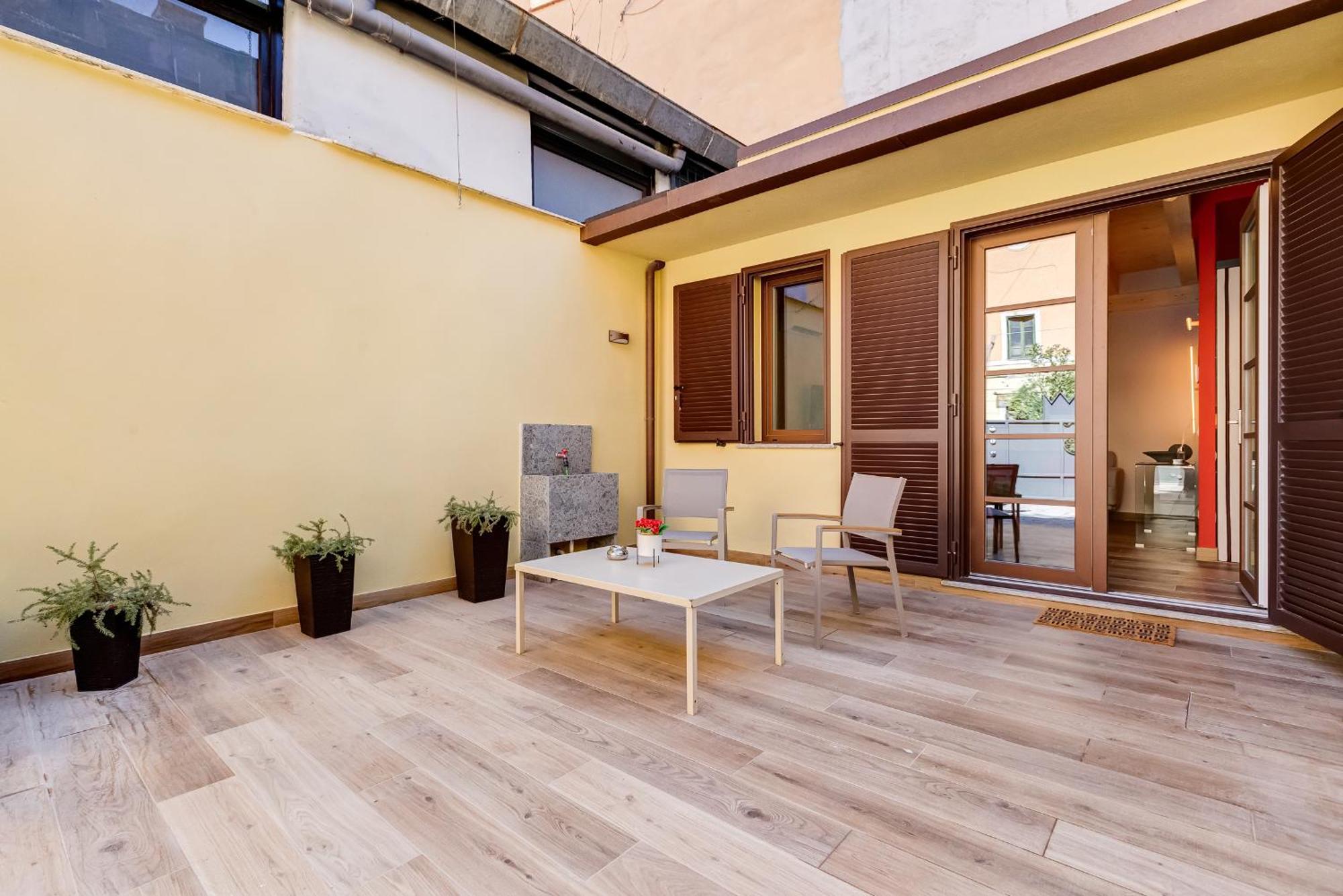Vivilo Collection - Pigneto - Patio - Terrace - Parking Lägenhet *